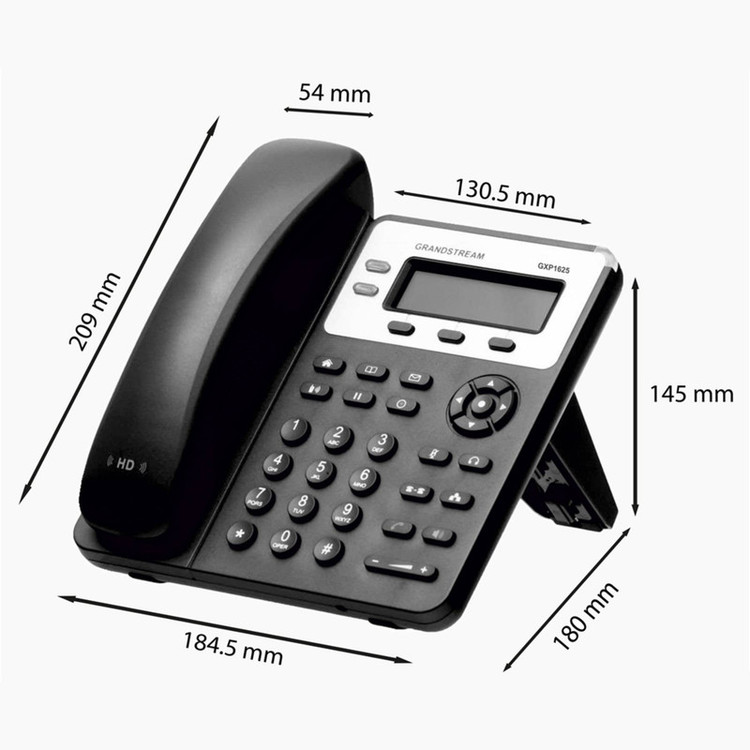 تلفن تحت شبکه گرنداستریم مدل GXP1625 با دو اکانت SIP