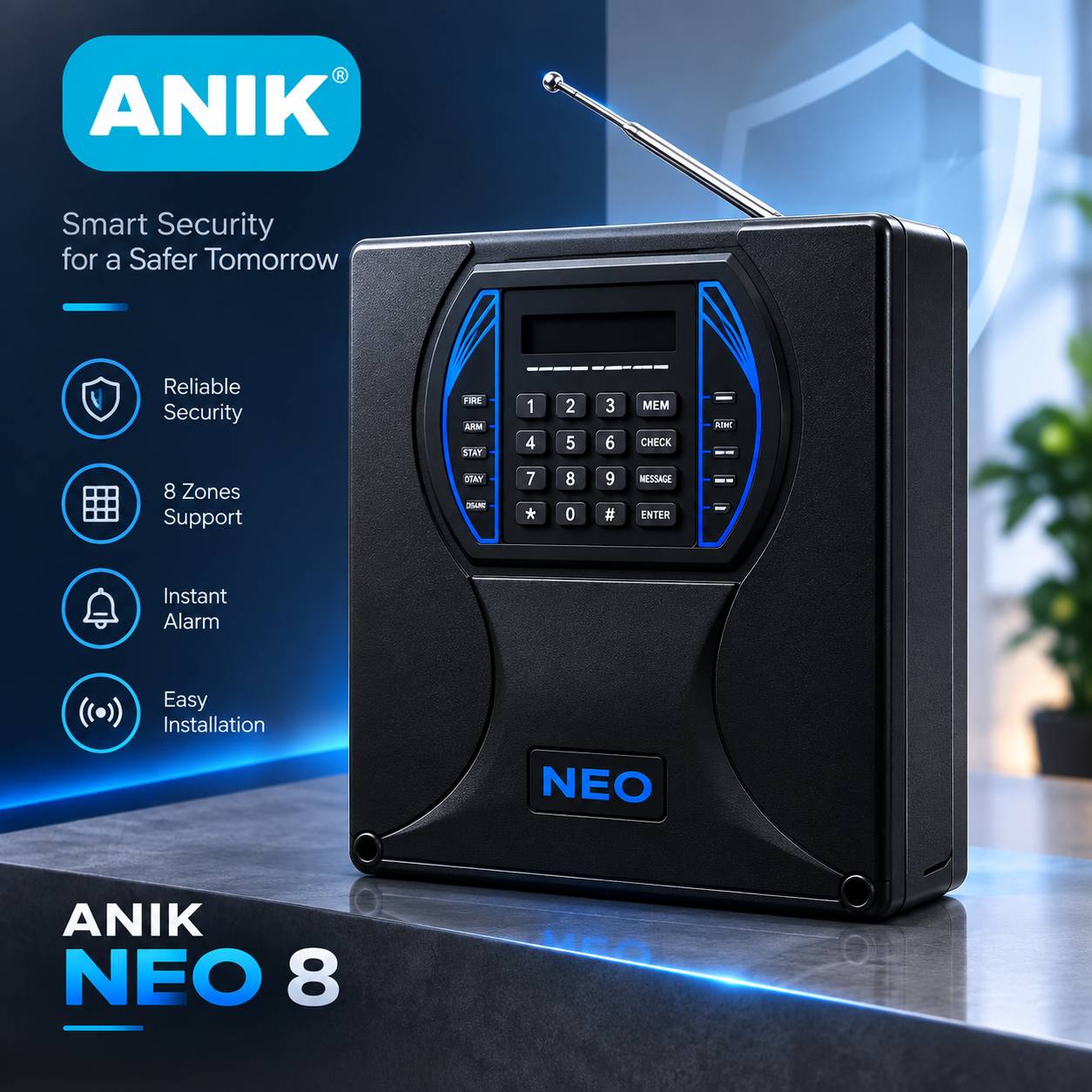 دزدگیر سیم کارتی ANIK NEO 8